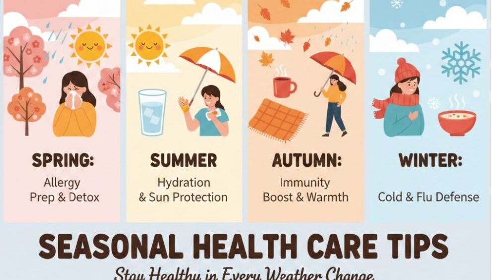 Seasonal Health Care Tips: Stay Healthy in Every Weather Change