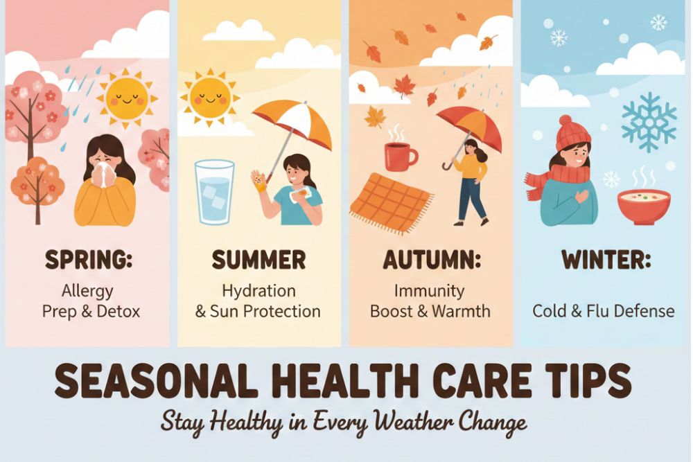 Seasonal Health Care Tips: Stay Healthy in Every Weather Change
