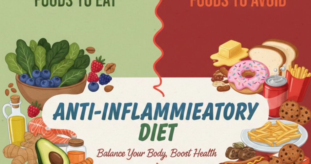 Anti-Inflammatory Diet: Foods to Eat and Avoid