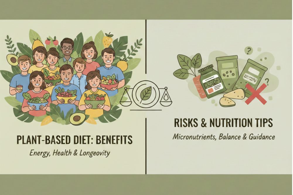 Plant-Based Diet: Benefits, Risks & Nutrition Tips