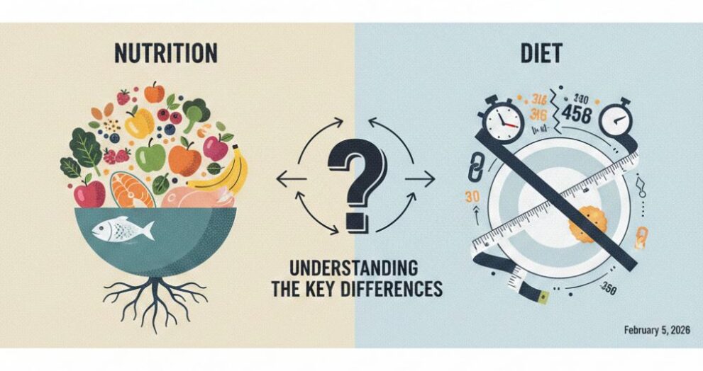 Nutrition vs Diet: Understanding the Key Differences