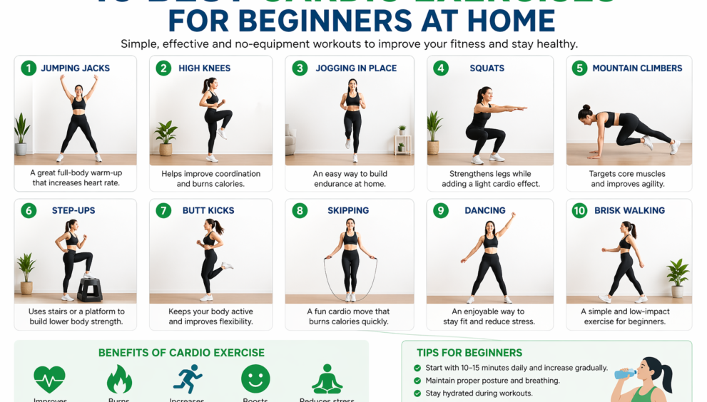 Cardio Exercises for Beginners at Home
